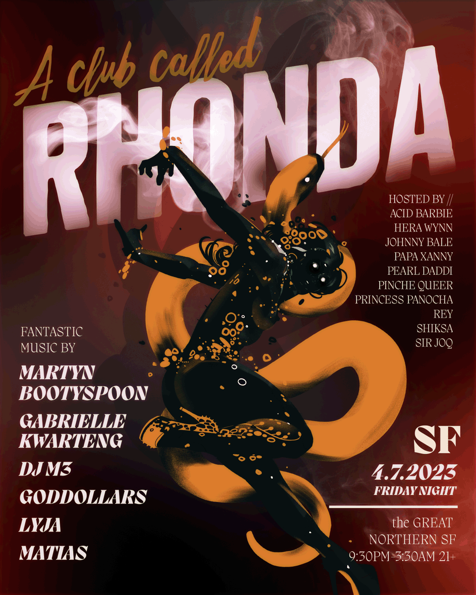 We are in the mood 2 Rhondavous💘

Tonight A Club Called Rhonda returns to Great Northern with seasoned Rhonda baddie Martyn Bootyspoon and Gabrielle Kwarteng ➕ DJ M3, Goddollars, Lyja, and Matias

Last minute 🎫 here ➡️ eventbrite.com/e/a-club-calle…