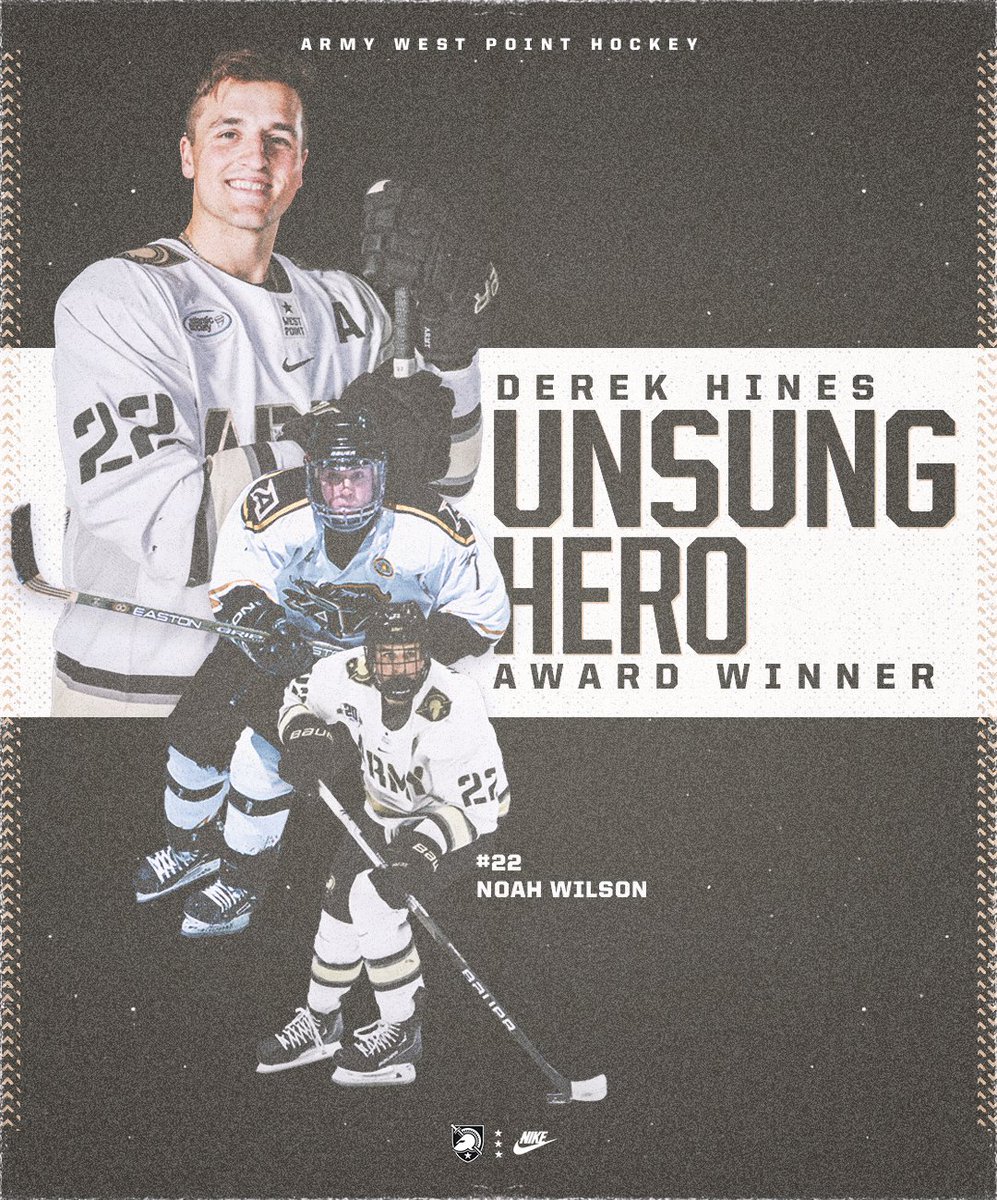 Army Hockey (@armywp_hockey) on Twitter photo ๐๐จ๐๐ก ๐๐ข๐ฅ๐ฌ๐จ๐ง ๐๐๐ฆ๐๐ ๐๐๐๐-๐๐ ๐๐๐ซ๐๐ค ๐๐ข๐ง๐๐ฌ ๐๐ง๐ฌ๐ฎ๐ง๐ ๐๐๐ซ๐จ ๐๐ฐ๐๐ซ๐ ๐๐ข๐ง๐ง๐๐ซ
The annual major college hockey award recognizes a fearless leader and beloved fan favorite who always places his team first.
๐ฐ goarmywestpoint.com/news/2023/4/7/โฆ
#GoArmy ๐๐จ๐๐ก ๐๐ข๐ฅ๐ฌ๐จ๐ง ๐๐๐ฆ๐๐ ๐๐๐๐-๐๐ ๐๐๐ซ๐๐ค ๐๐ข๐ง๐๐ฌ ๐๐ง๐ฌ๐ฎ๐ง๐ ๐๐๐ซ๐จ ๐๐ฐ๐๐ซ๐ ๐๐ข๐ง๐ง๐๐ซ
The annual major college hockey award recognizes a fearless leader and beloved fan favorite who always places his team first.
๐ฐ goarmywestpoint.com/news/2023/4/7/โฆ
#GoArmy