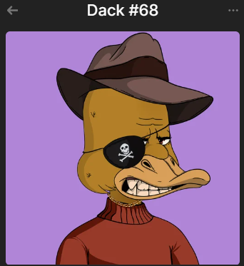 <a href="/DacksNFT/">Dacks</a> Just minted this cool one!