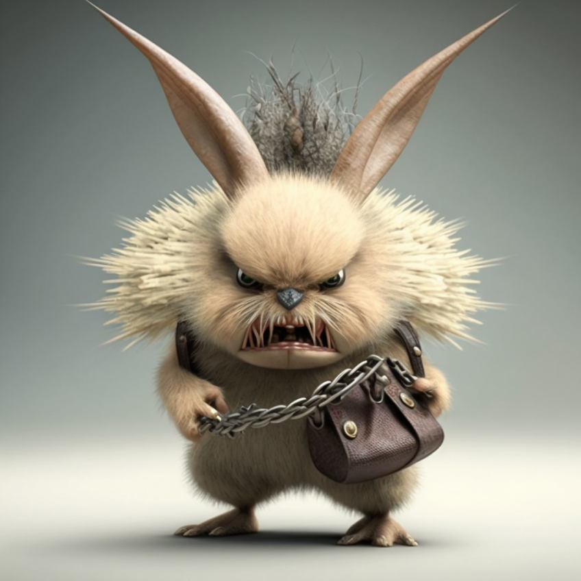 He's just mad because he has to work on a Sunday.