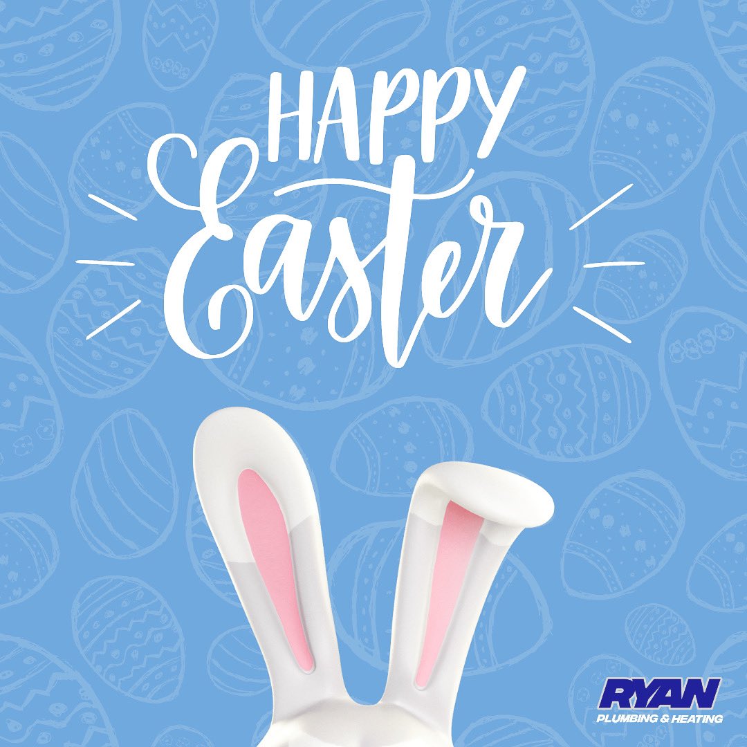 RyanService's tweet image. Happy Easter Weekend from the Ryan Plumbing &amp;amp; Heating team. 🐇