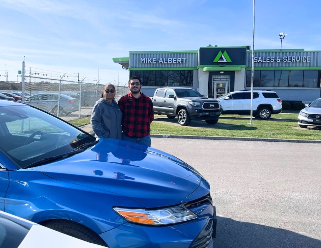 MAMobility's tweet photo. Jeffrey, your new ride is quite literally brighter than the blue sky. 💙 And we LOVE it! Thank you for choosing Mike Albert; we think you found the perfect fit. https://t.co/x9RL3ObTHL