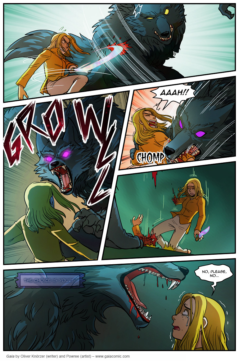 The latest page of our fantasy comic Gaia. A new page is posted every day. #fantasy #comic #comics #fantasycomic #webcomic #graphicnovels