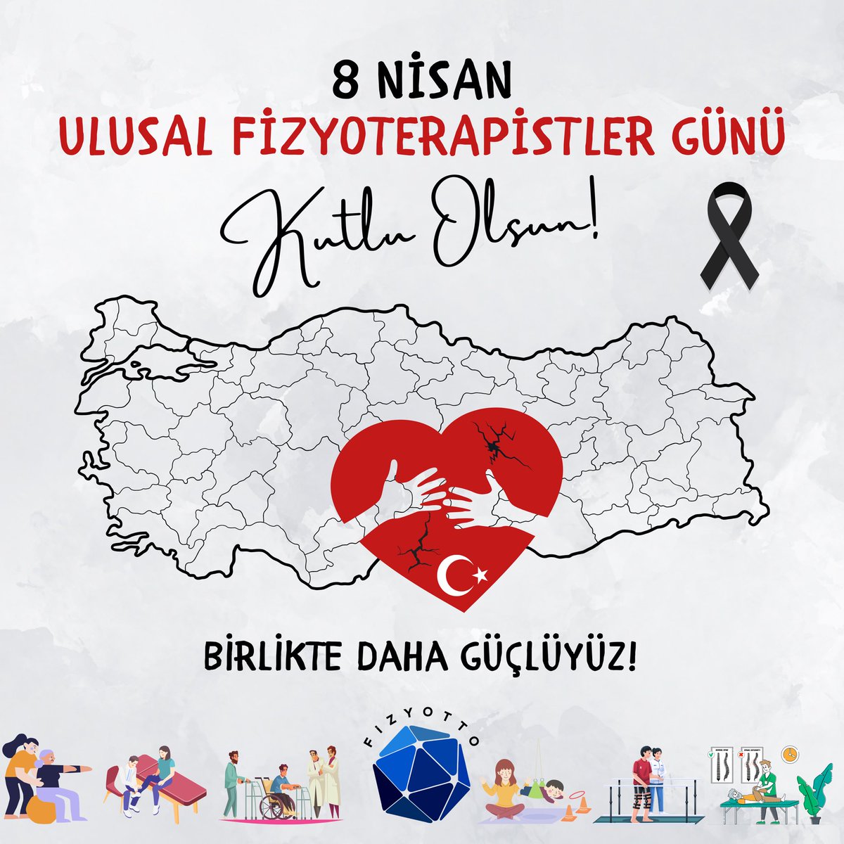 Hayatlara hareket, hareketlere anlam katarak daha sağlıklı bir yaşam için çalışan ve yaşam kalitemize çok önemli katkılar sunan tüm fizyoterapist meslektaşlarımızın 8 Nisan Türkiye Fizyoterapistler Günü kutlu olsun.