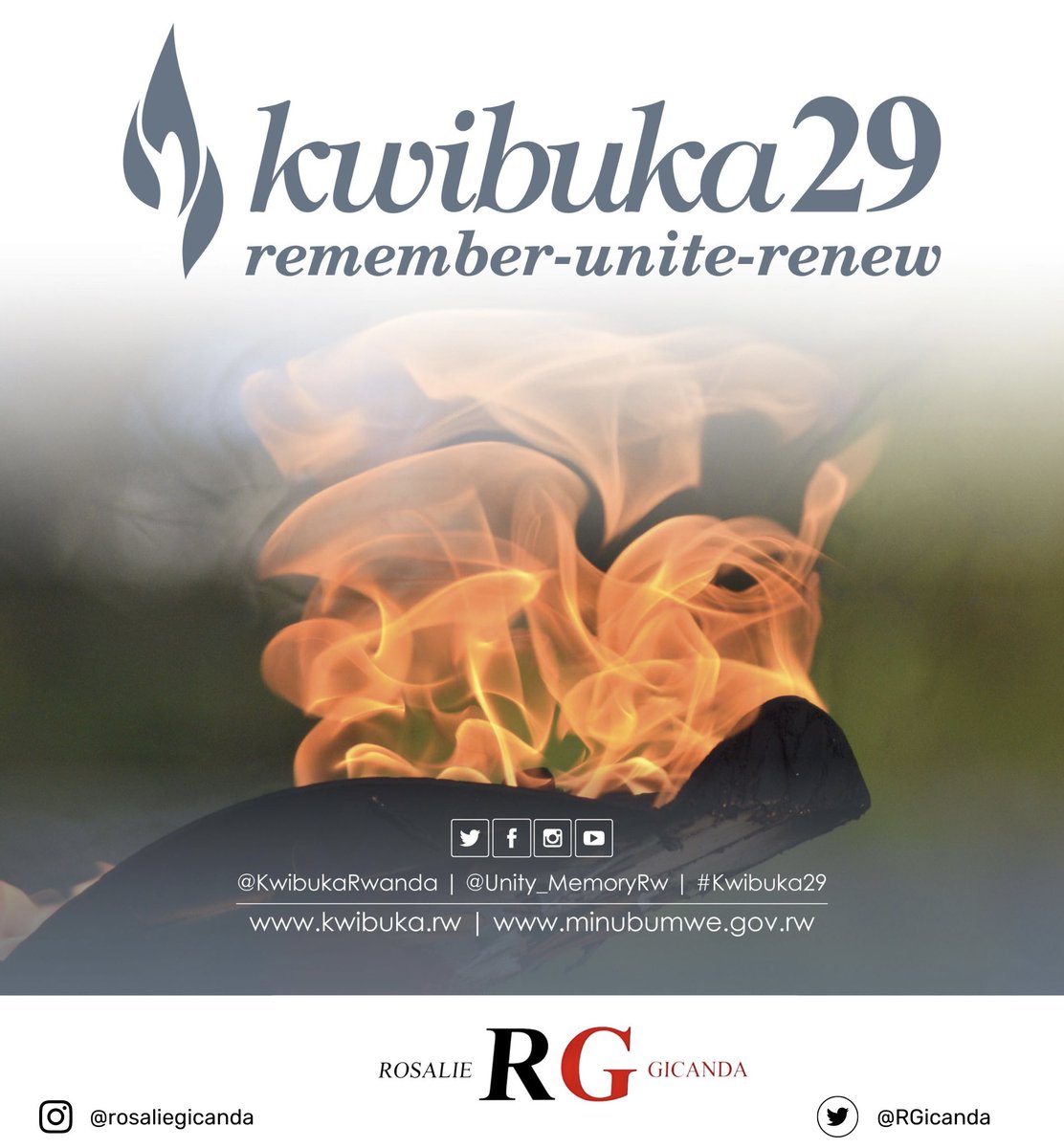 Turibuka tugira duti HORA RWANDA, Ihorere gihugu cyacu!🇷🇼
Turibuka Twiyubaka tuvuga duti NEVER AGAIN!🕯️
#Kwibuka29