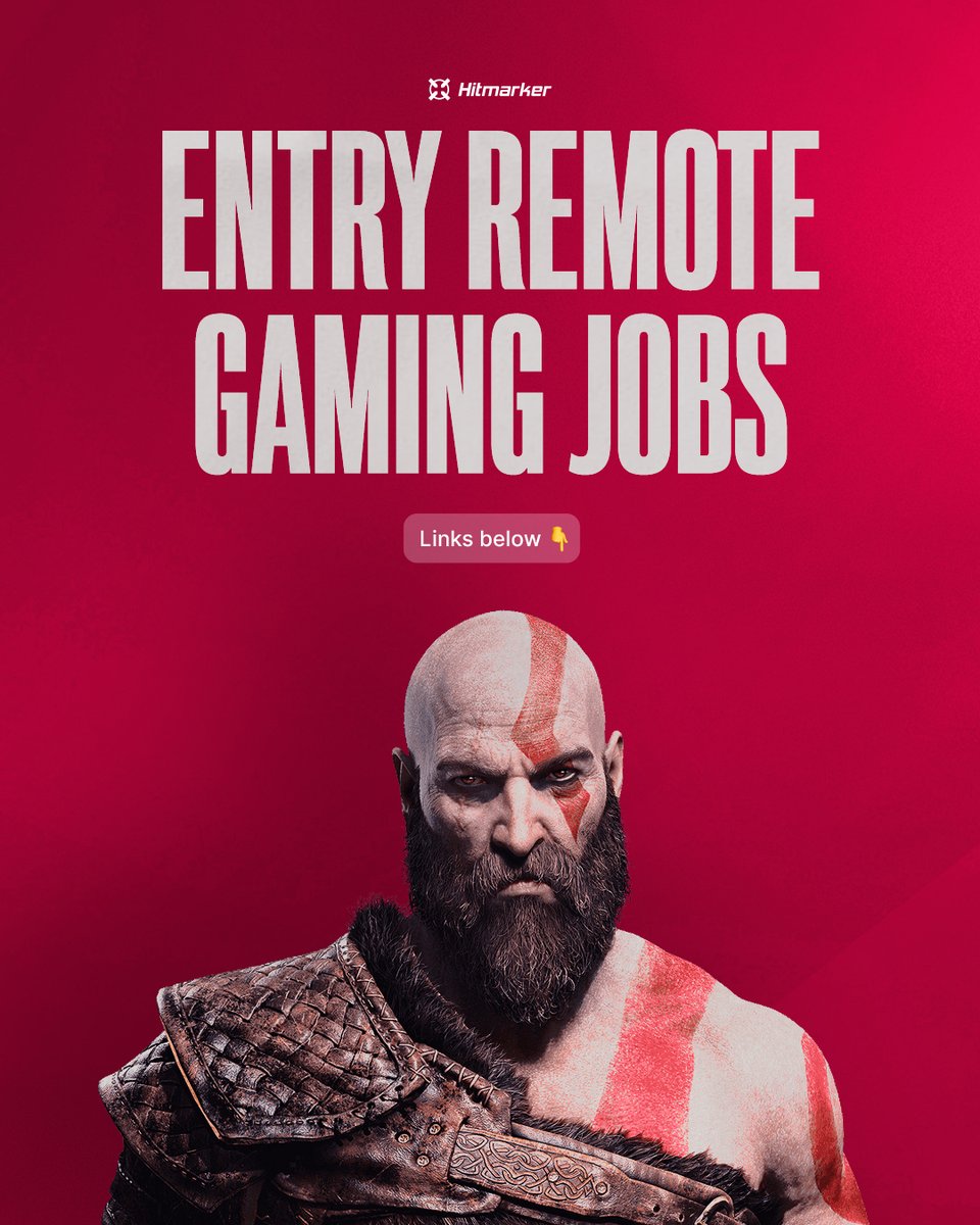 Hitmarker Gaming Jobs on Twitter "If you want your entrance into the
