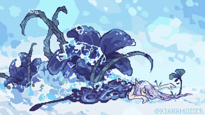 The fragility of life, and yet, how it will grow despite harsh conditions and the uncertainty of when the frost will melt. The tragedy of not knowing if your journey will stop right before you could've reached the end. The gentle slumber of waiting for better times.  