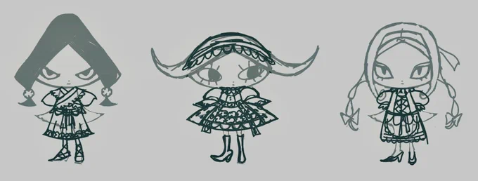 kroje girls and a folklore beast 