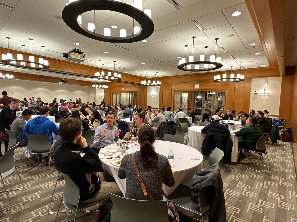 Harvard_Law's tweet photo. More than 200 students, faculty, and administrators gathered to celebrate the convergence of Passover, Ramadan, and Lent. The Jewish, Muslim and Catholic law students associations co-hosted an Interfaith holiday dinner where they shared their respective traditions together. https://t.co/paXfi38qnJ