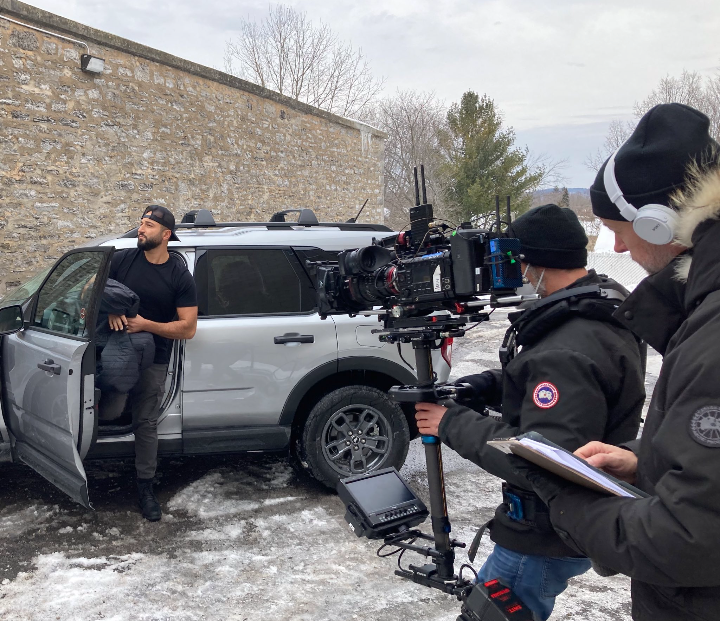 MoeSarg11's tweet image. Behind the Scenes of my Show Repossessed. Can yall guess which episode this is from? 
@MarikaGaGa
 #REPOSSESSED  also the guy next to me in pic 1 is my Director Sebastian. One of the coolest and funnest Humans to work with.