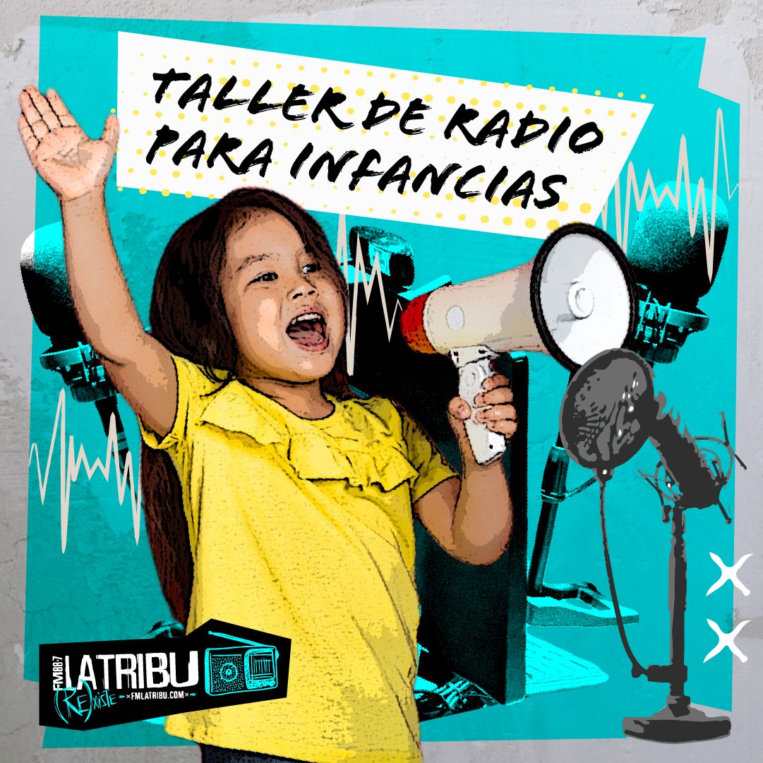 🤩🚀🎧¡Fijate vos que interesante y piola que está esta actividad que empezamos de nuevo en <a href="/fmlatribu/">LA TRIBU</a>!

TALLERES DE RADIO PARA INFANCIAS
1 encuentro por mes
+ info &gt; capacitacionlatribu@gmail.com