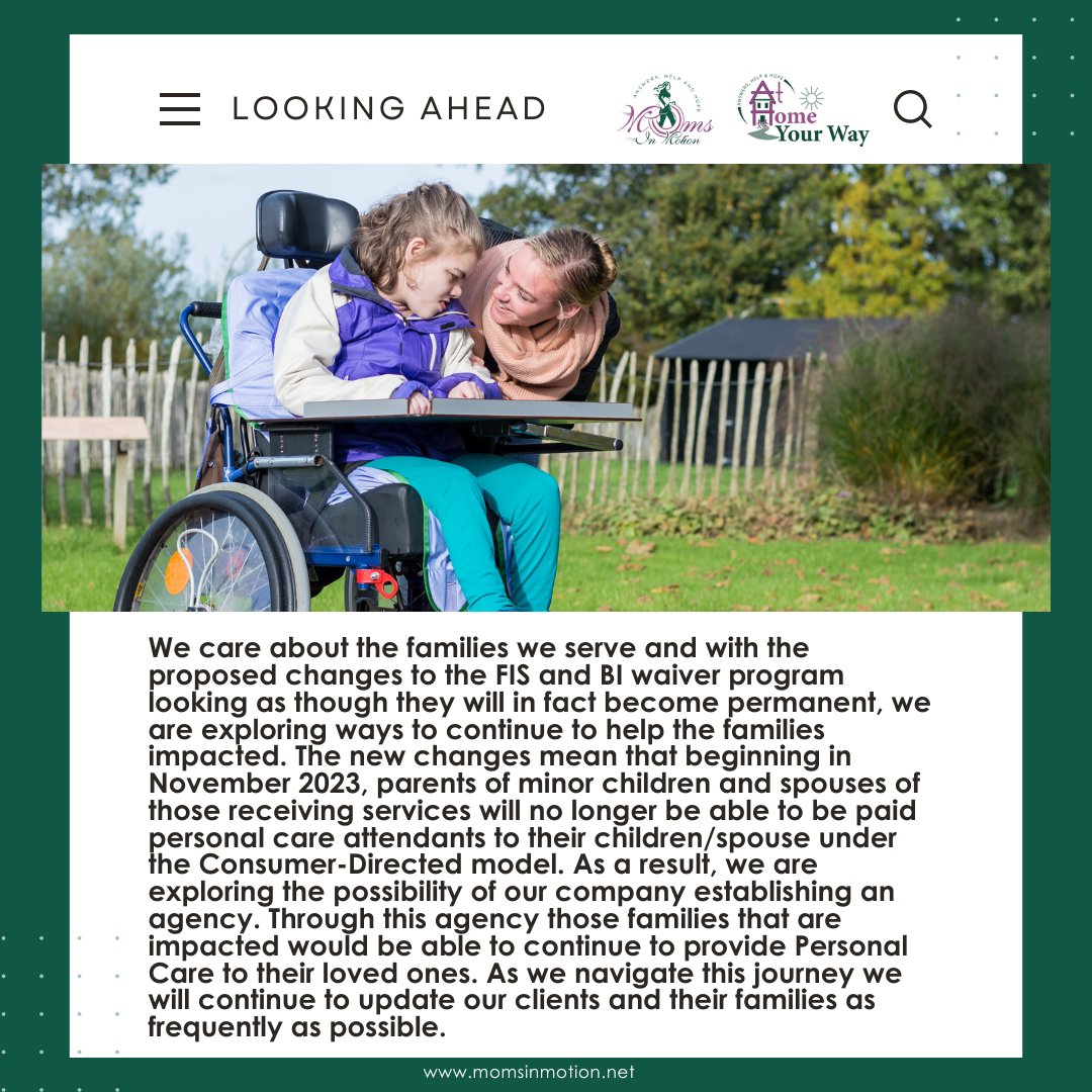 AtHomeYourWay's tweet photo. LOOKING AHEAD: 
#advocacy #momsinmotion #consumerdirect #medicaidwaivers #disability #dmas #BREAKINGNEWS https://t.co/vfBmDtgcP0