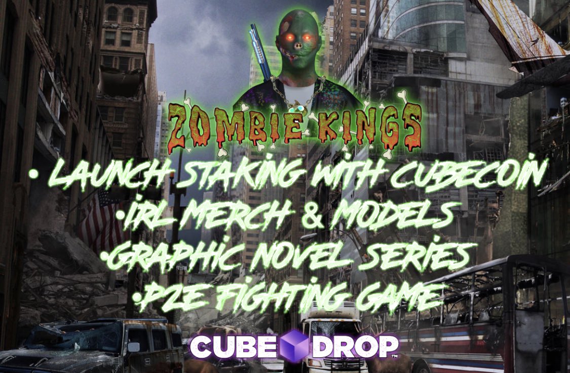 Just some of the bits we are aiming to do with the zombie kings brand and journey 

We have 1 rule above all 

INFECT ALL ‼️☣️‼️

#NFT #NFTs #NFTdrop #ZombieKings #NFTzombie