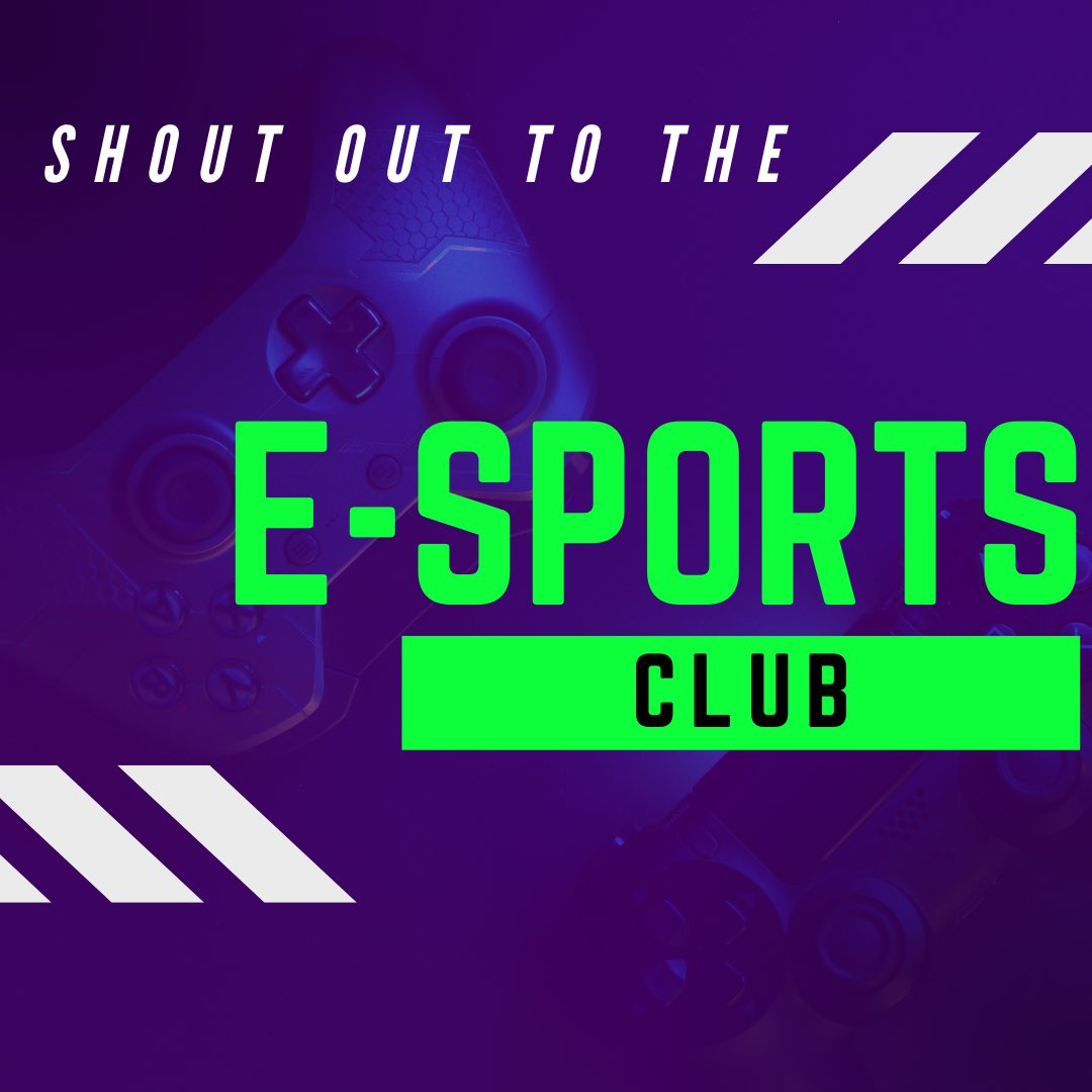 This Friday's shout out goes to the E-Sports Club! The players compete in a league called the High School Esports League (HSEL for short) where they compete to earn prizes or even scholarships. If interested, contact Mr. Schiller or Mr. Arrick for more info!