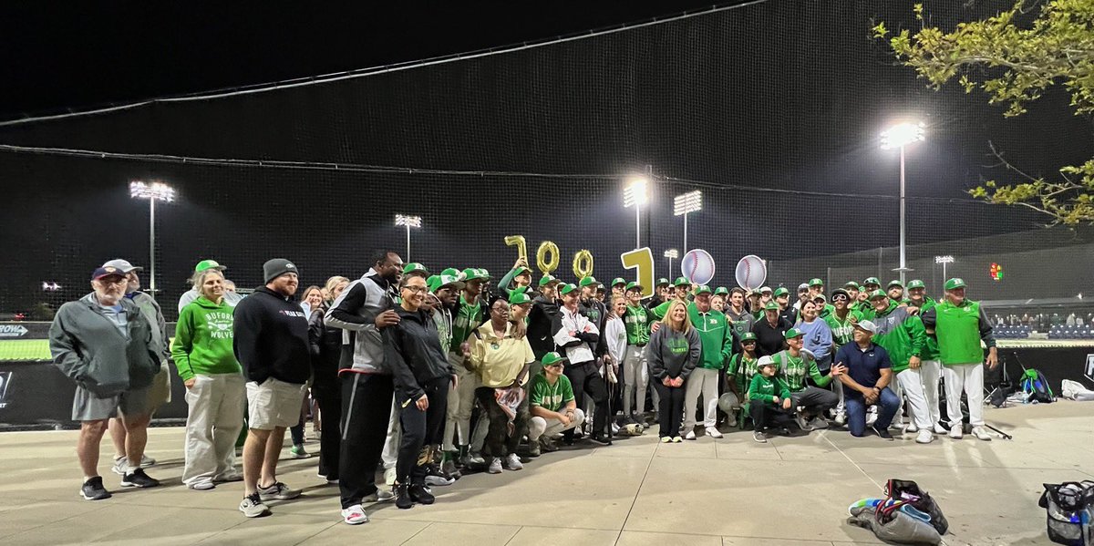 Bwolvesbaseball's tweet photo. With Tonight’s Victory our Leader @25camo25 picked up his 700th Victory!!! Thank you for all you do for Our Program, Buford High School, and the Buford Community!!! We love and appreciate you Coach Chester!!! #Family #300 https://t.co/YdBuTfNS5g