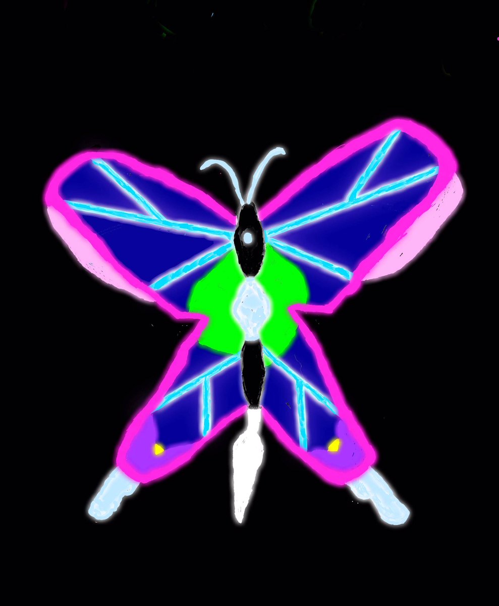 VagabondMisfit_'s tweet photo. What y’all think? #butterflies #glowbug #drawings #colors #insect #art https://t.co/NJ52ICinbK