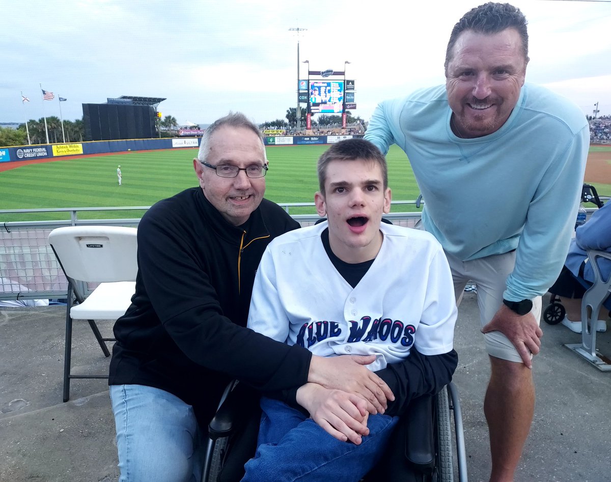 Matty and I Had an Awesome Time Seeing Former Major League Baseball Player <a href="/tnunnari38/">T Nunnari</a> <a href="/BlueWahoosBBall/">Pensacola Blue Wahoos</a> Home Opener Tonight! Great Time Catching Up with You T! Good Luck with Everything and Continued Success! Thank You!