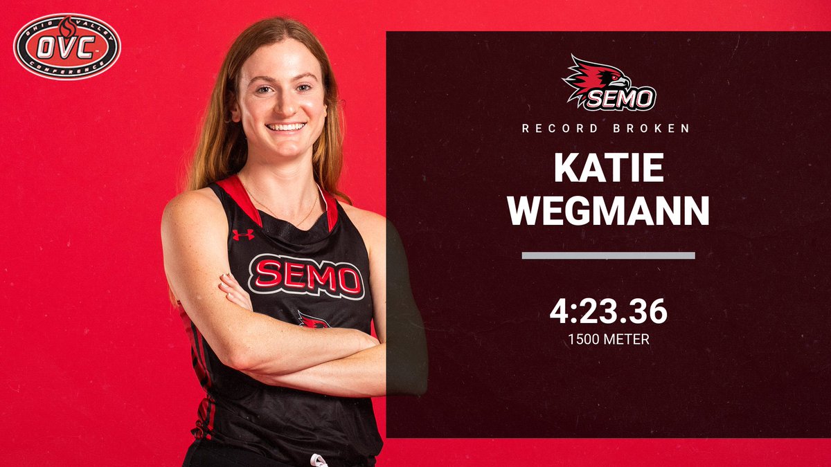SEMOXCTF's tweet photo. Katie Wegmann breaks the 1500-meter School Record, during day 1 of the Joe Walker Invite!!!

#LetsSoar https://t.co/DgrbLqloZ3