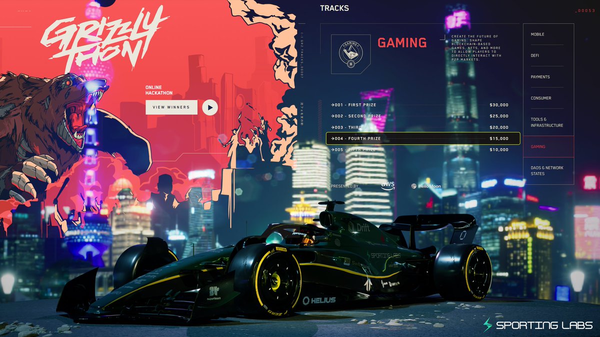 sportinglabs's tweet photo. Andddd that’s a wrap! 🏎️💨

We couldn’t be more bullish on the future of @solana.

Tech leads the way thanks to all our fellow devs out there 🫡

🏆 4th in #GRIZZLYTHON Gaming https://t.co/ti3K4KnMBa