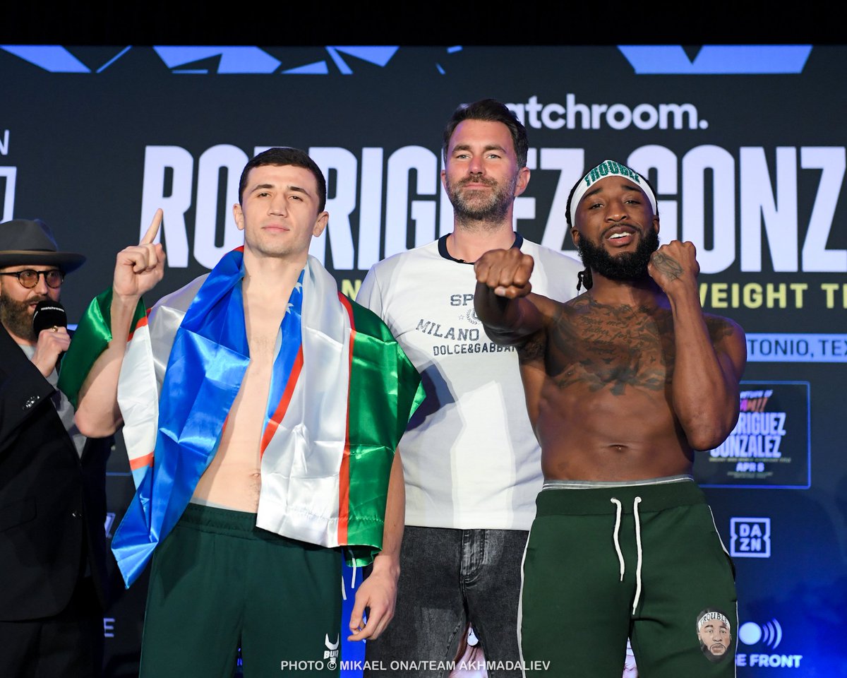 Israil 'The Dream' Madrimov is back in action tomorrow night. Don't miss it, it's promising to be entertaining. @IsrailMadrimov Headlines Before the bell card. @DAZNBoxing @MatchroomBoxing