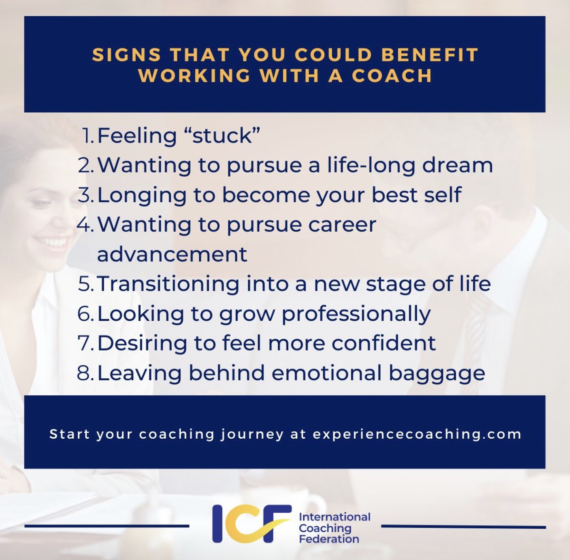 Proud to share that I’ve 👩‍🎓 from 8 months of training to become an @ICFHQ Certified Professional Coach (CPC). Excited to use this skill set to help others succeed! Coaching can help anyone looking to develop and grow. Stay tuned for plans to offer coaching services!