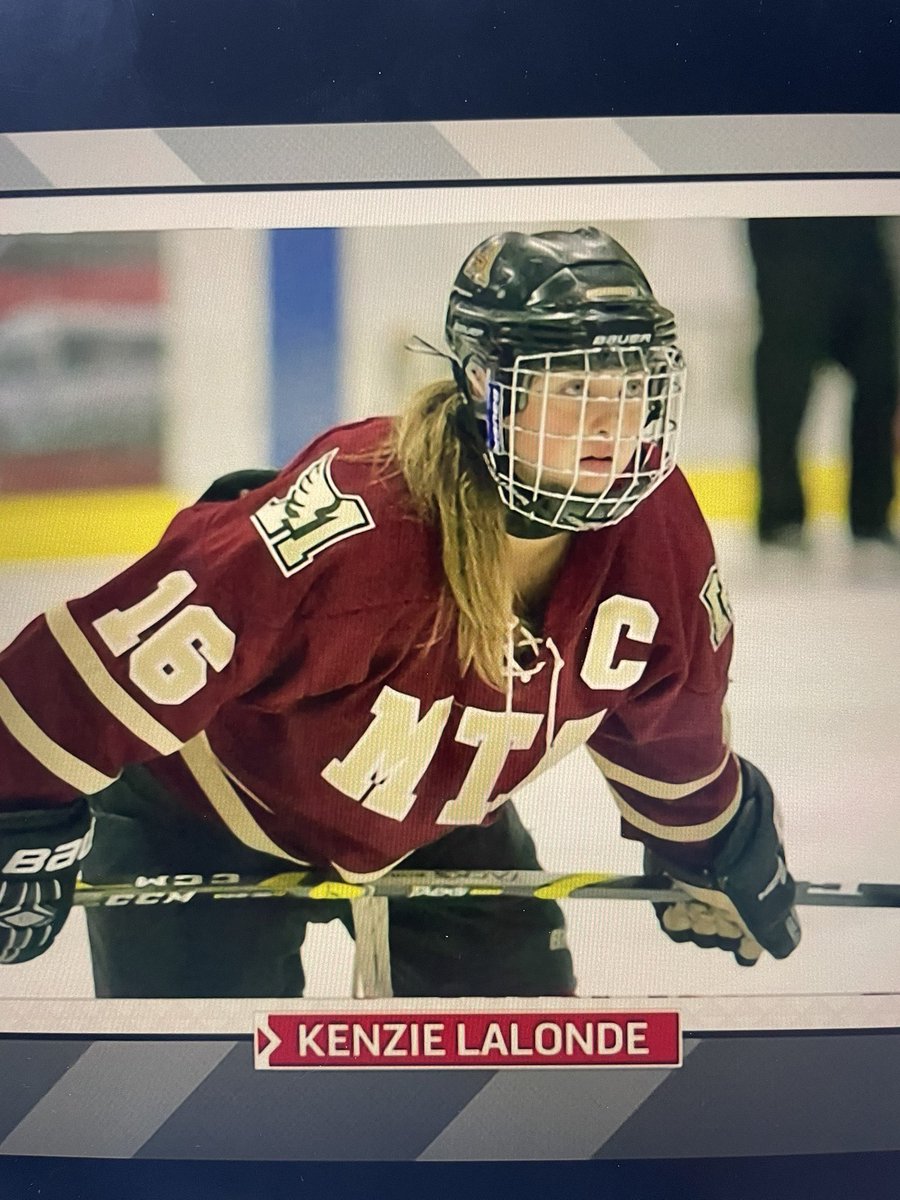 Heyoooo @MTA_Athletics getting a small plug via a throwback photo of @KenzieTSN during the @HockeyCanada game on TSN tonight 💛❤️ #mountiepride