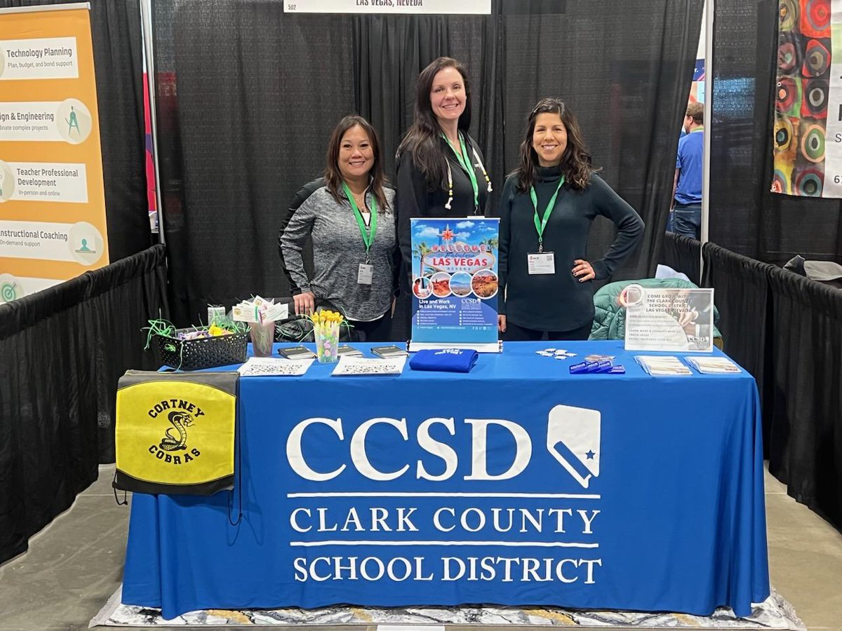 CCSD had a wonderful time meeting educators at The Association for Supervision and Curriculum Development @COASCD in Denver, CO last week! 

Contact Olga @ mareso@nv.ccsd.net if you didn't have time to stop by our booth, we would love to connect with you! 

#WeAreCCSD