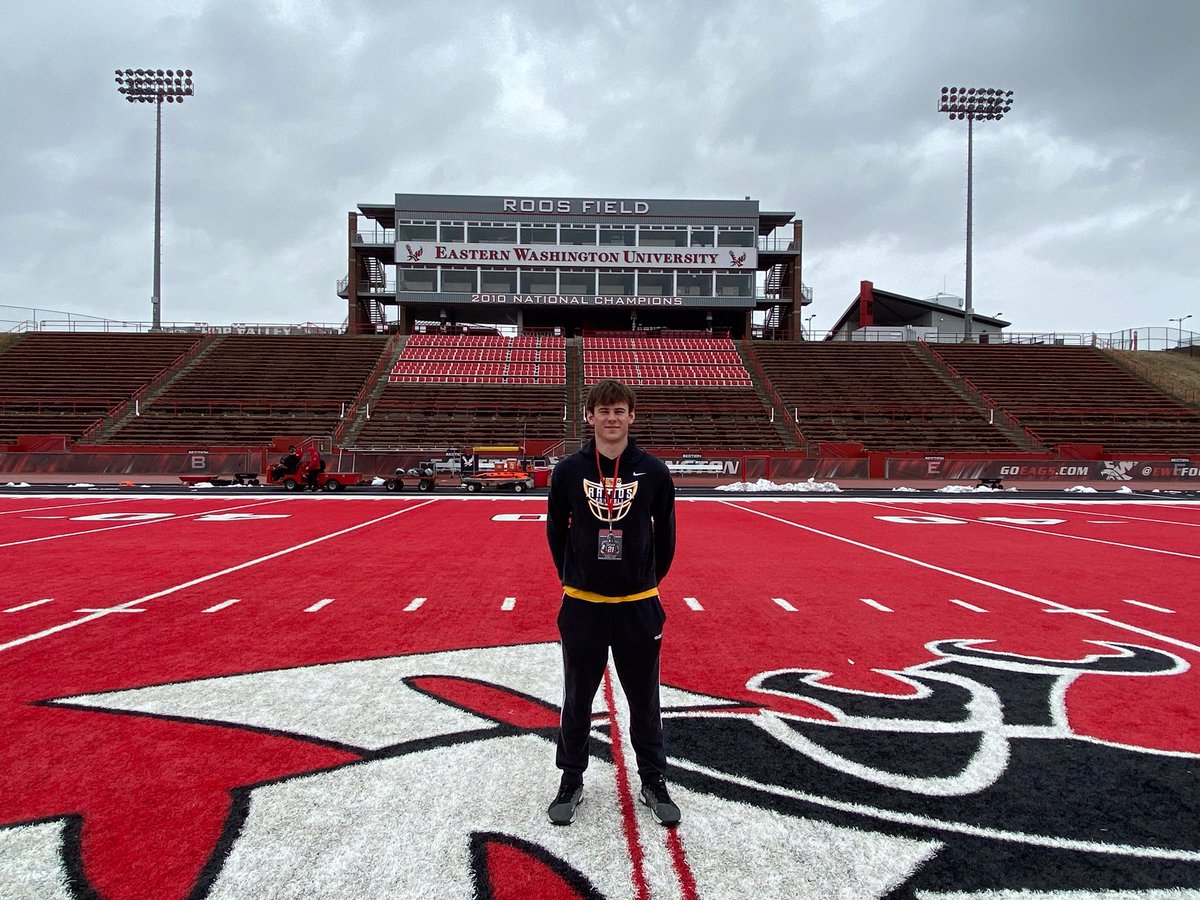 Had a great time visiting <a href="/EWUFootball/">EWU Football 🏈</a> and watching spring practice today! Huge thanks to all the coaches for the hospitality! <a href="/perrymartinez_/">Perry Martinez</a> <a href="/coachjmcdaniels/">Jeff McDaniels</a> <a href="/LukeChapmanFB/">Luke Chapman</a> <a href="/EWUFBRecruiting/">EWU Football Recruiting</a> @marcanderson_