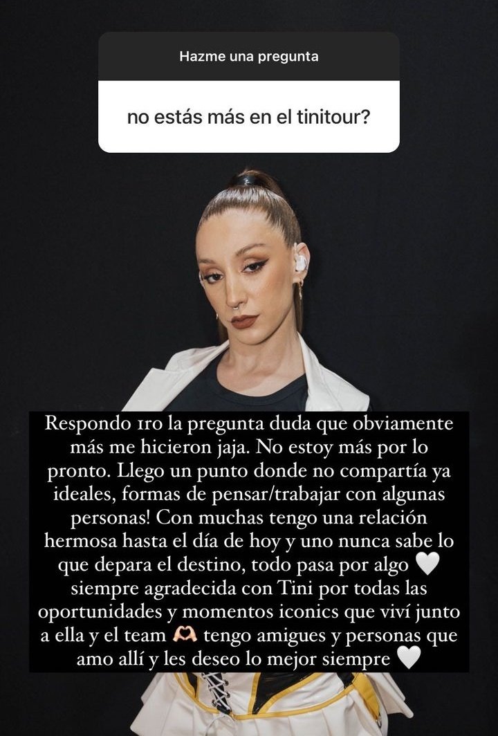 Léα. on Twitter "Qu’il y ait eu une mauvaise ambiance ou pas, je trouve ça bien qu’elle s’en