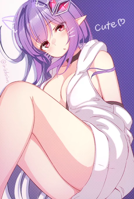 ヴィードさん( )ちのリーシャちゃんを描きました。 #ヴィヴラート 