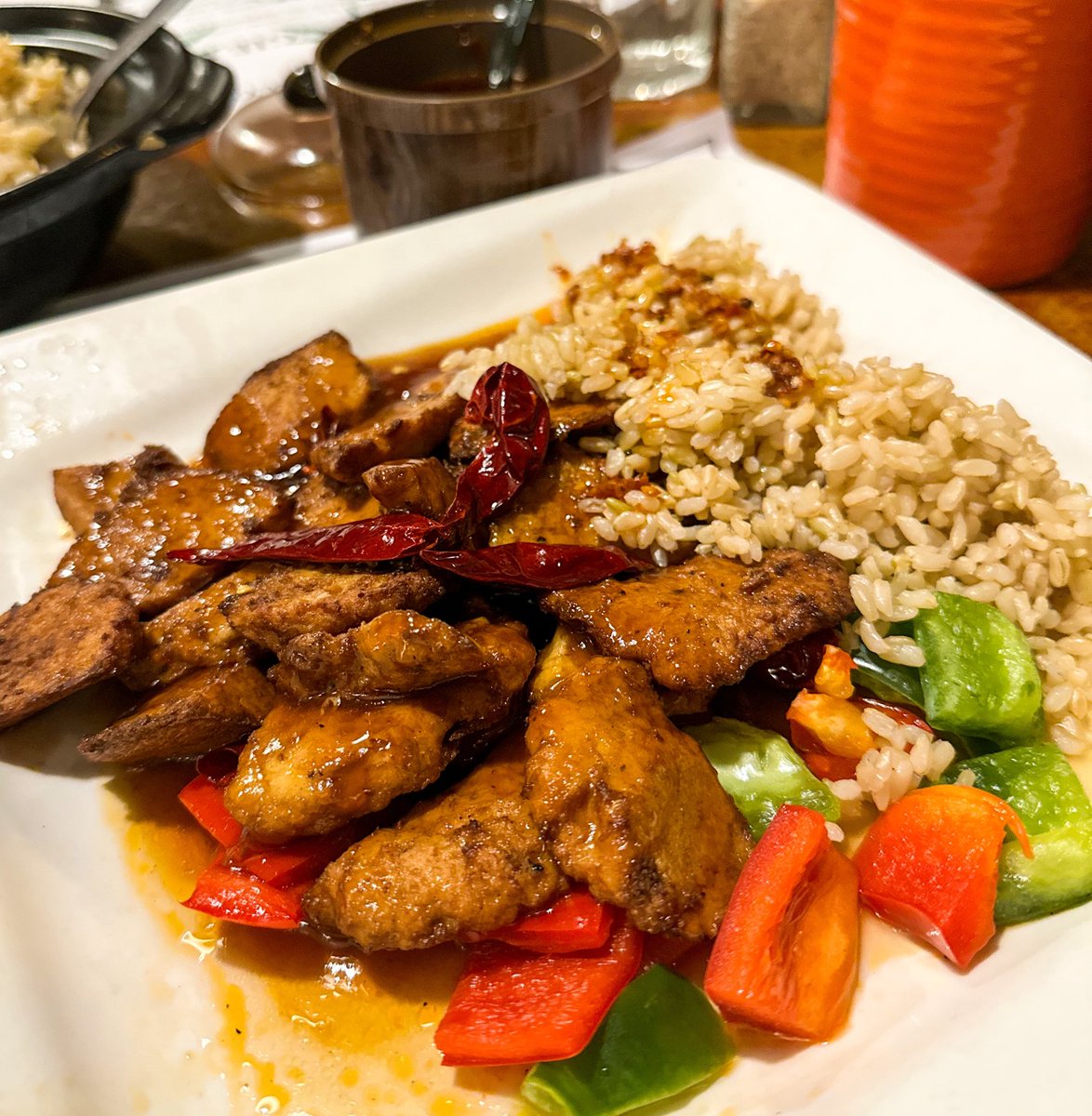 Roma Ⓥ on Twitter "Vegan General Tso Chickn from Veggie Heaven in NJ 🤤