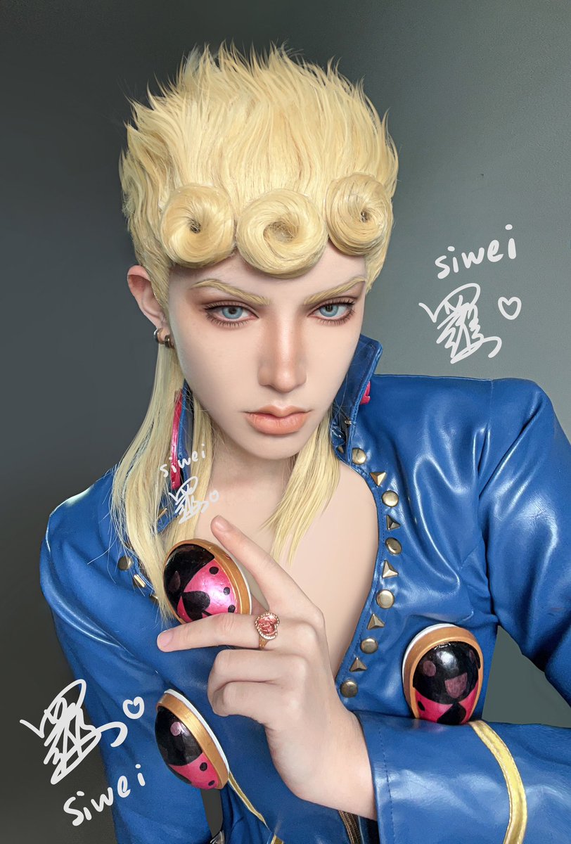 siweiperfect's tweet image. #cosplay #goldenwind #giorongiovanna #giogio #JoJosBizarreAdventure #jojopart5