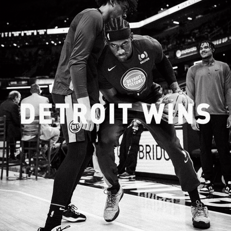 DetroitPistons's tweet photo. Detroit Wins | 4.07.23