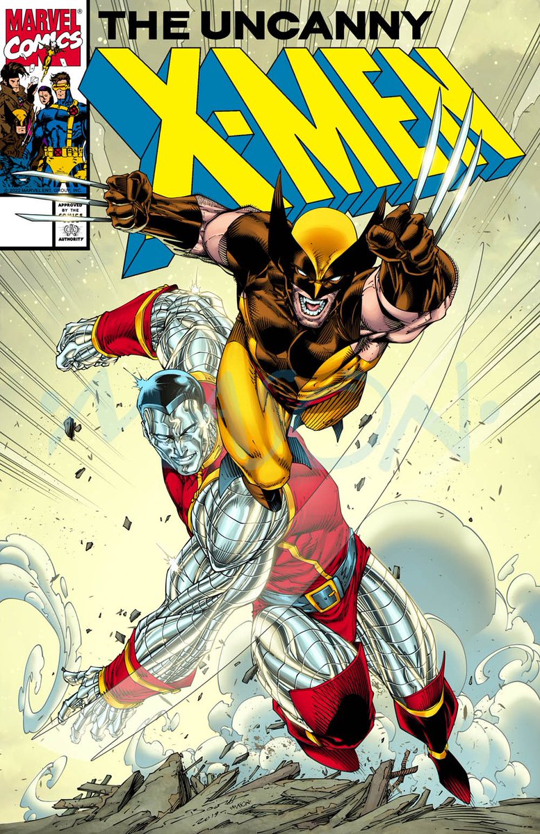 ManOfOsmium's tweet photo. #Wolverine 
#Colossus 
#FastballFriday https://t.co/l8QKrEqF9Y
