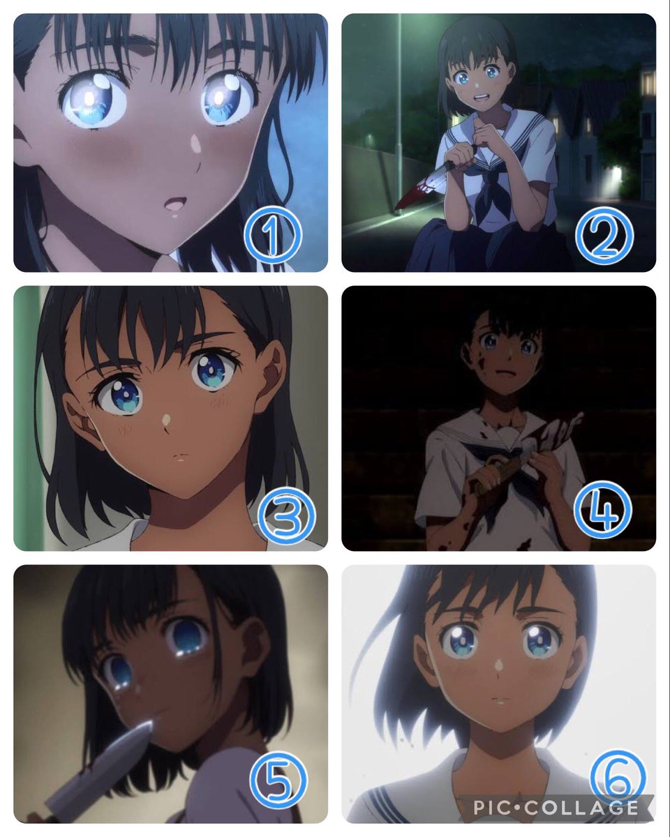 自分も作ってみました✨
影ミオはどれでしょうか？
全部当ててください

シーンも分かったらサマレンマスターです✨

#サマータイムレンダ