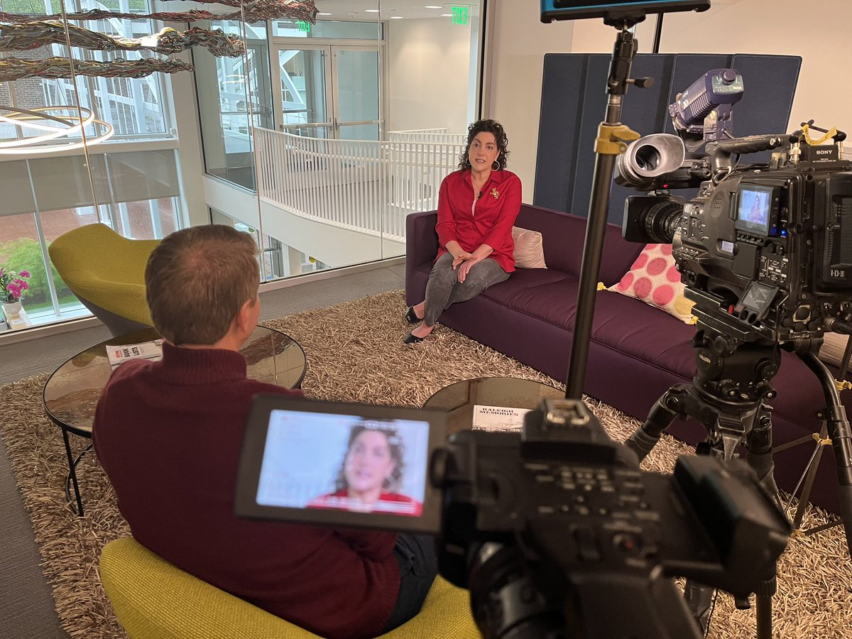 I had an an absolute blast talking to @jamiejvalvano today. Tune in at 11 on @wral and at 10 on Fox 50 for her 1983 memories, the latest on the Jimmy V biopic and how her father’s ESPYs speech was especially personal to her during her own cancer fight.