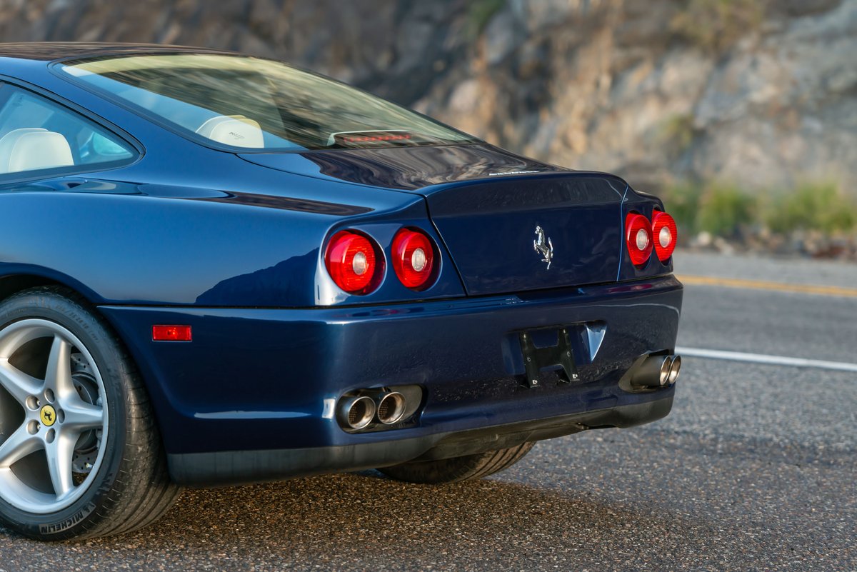 rmsothebys's tweet photo. The Ferrari 550 Maranello is certain to become a mainstay of the ‘youngtimer’ market for years to come, especially low-mileage examples like this one for sale. https://t.co/ZfhKfVNY14 https://t.co/UTFrZ7Ov4P