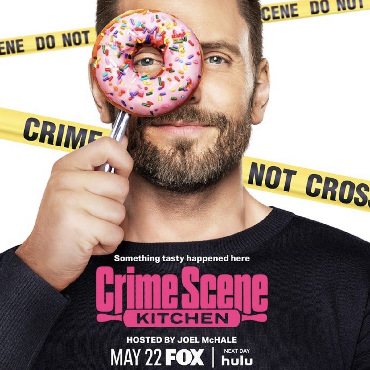 Allison Grodner (@agrodner22) on Twitter photo Let the baking begin! 🍩 🕵️♂️
You donut want to miss the Season Premiere of #CrimeSceneKitchen
May 22 on @foxtv
<a href="/joelmchale/">Joel McHale</a> Let the baking begin! 🍩 🕵️♂️
You donut want to miss the Season Premiere of #CrimeSceneKitchen
May 22 on @foxtv
<a href="/joelmchale/">Joel McHale</a>