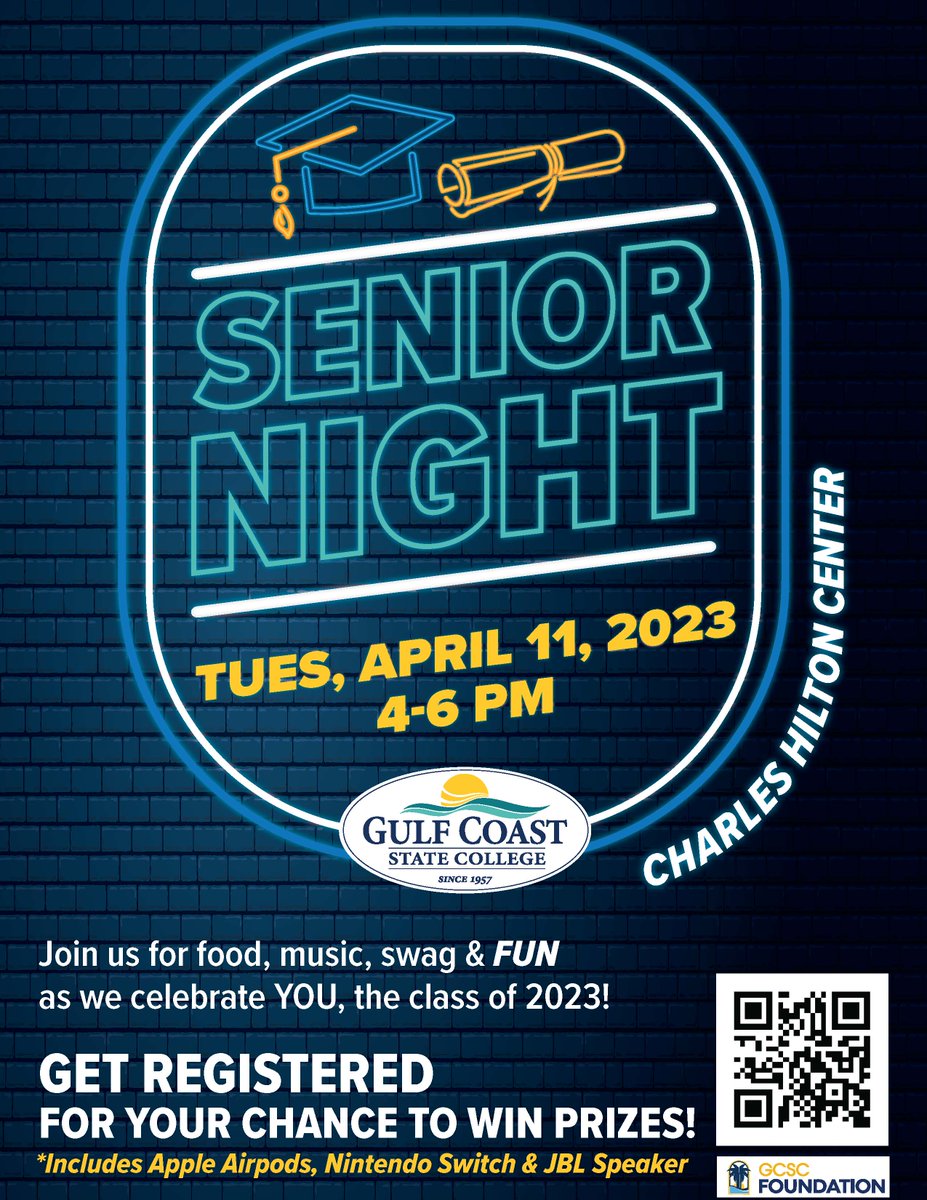 📢 HELP US SPREAD THE WORD! 📢

We are hosting Senior Night (fb.me/e/2JGQmbXfn) for the graduating class of 2023 on Tuesday, April 11, 2023, from 4-6pm CST in our Charles Hilton Center. We'll have food, music, games, and more for the students to enjoy!