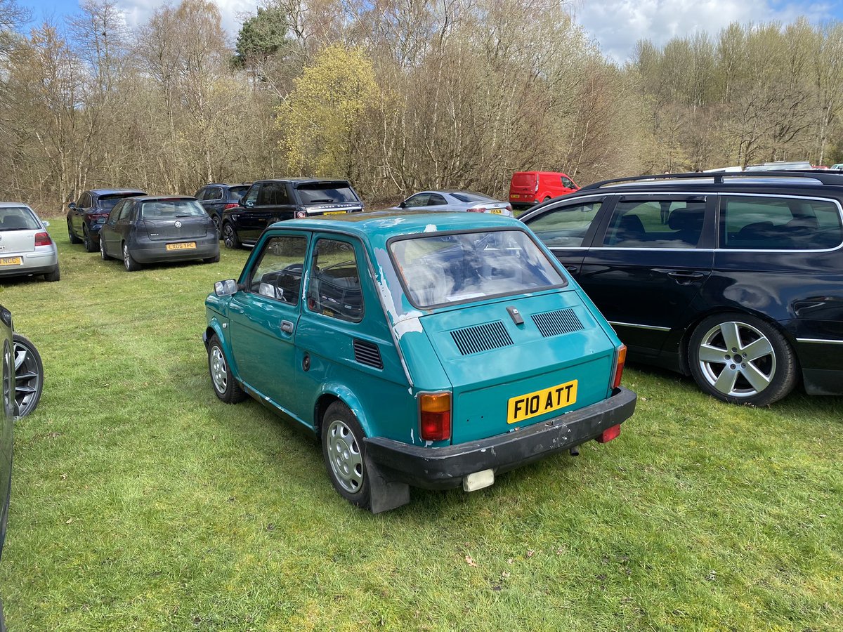 nickinnocent's tweet photo. Fiat fart box wonderful car park find at #wheelsday https://t.co/bTIejLcmTu