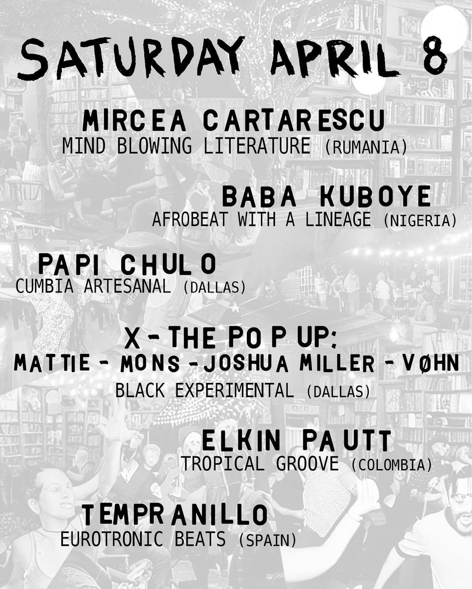 Another highlight of #MirceaCărtărescu’s US tour is tomorrow’s one-day event at @WildDetectives, where the author of #Solenoid will converse with translator #SeanCotter. Join us in Dallas, the home of the phenomenal @DeepVellum, who is celebrating 10 years of groundbreaking work!