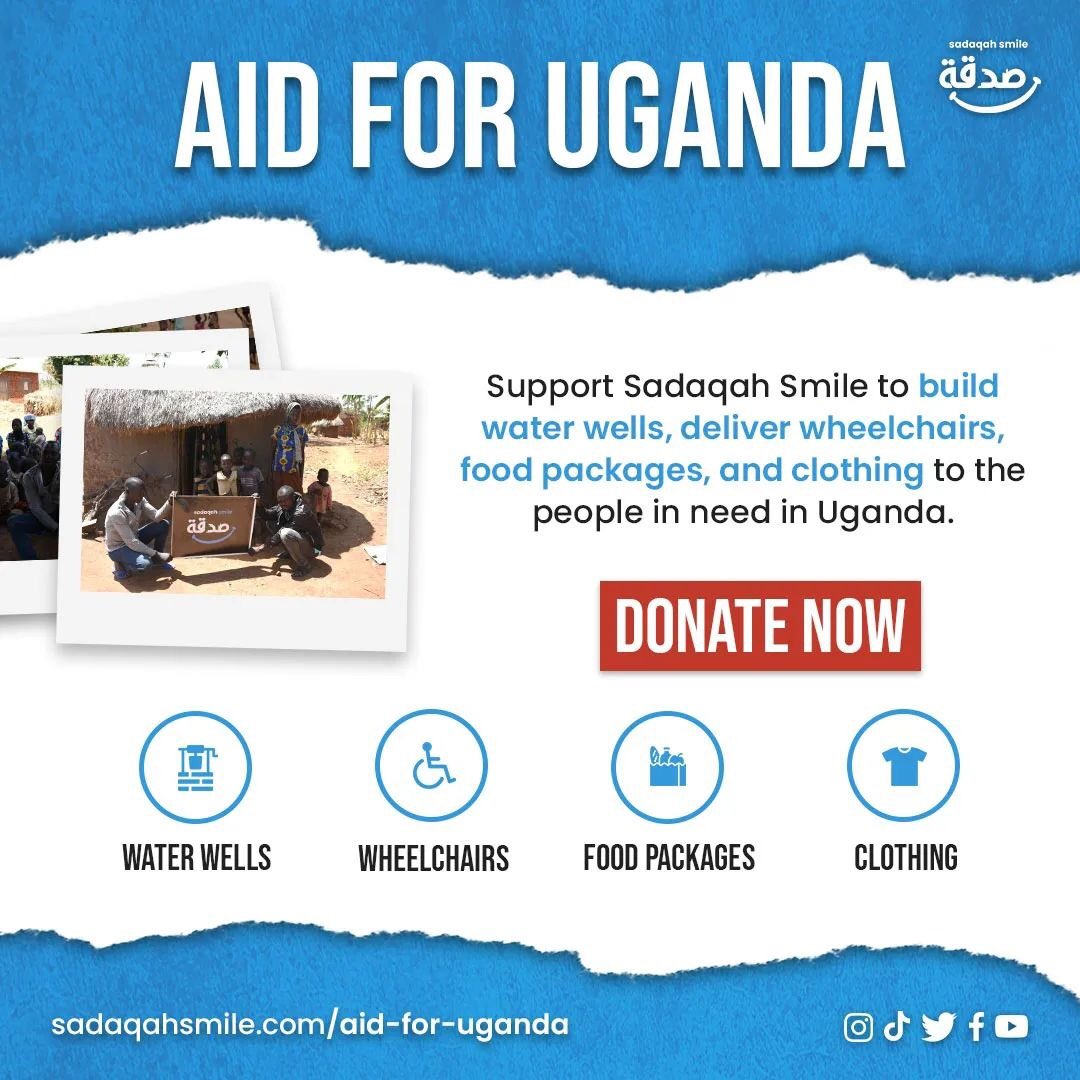 sdmula19's tweet photo. Support Sadaqah Smile To Build Water Wells, Deliver Wheelchairs, Food Packages, And Clothing To The People In Need In Uganda.
Help Uganda's: https://t.co/7clS17VmMS
#AgustD https://t.co/wHdjTRbRXT