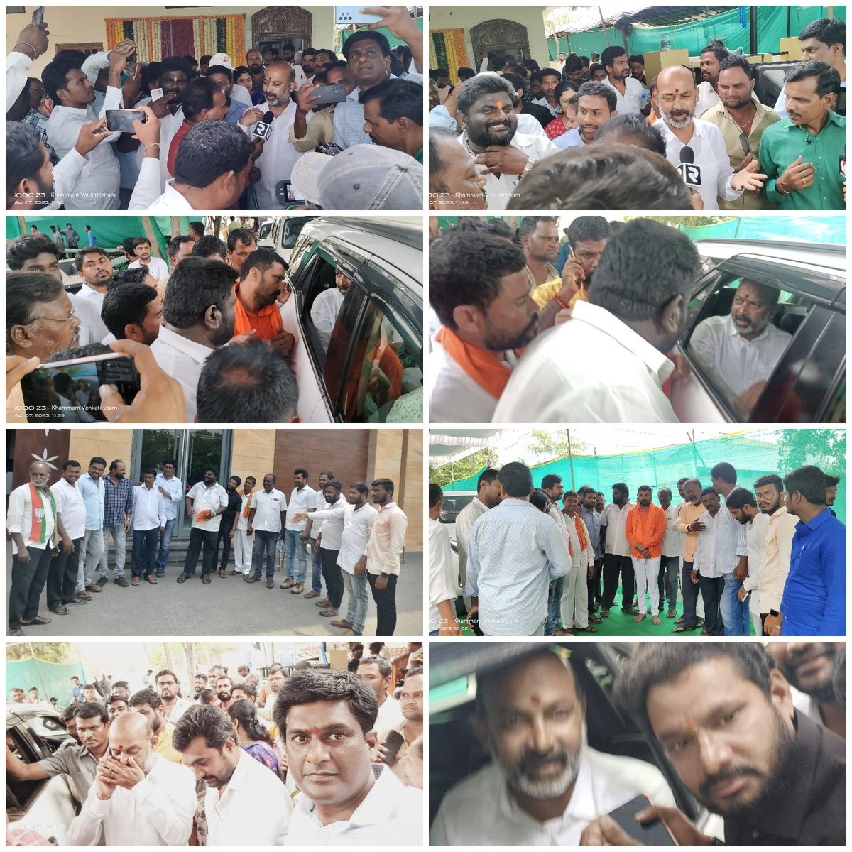 KhammamKVM's tweet photo. బిజెపి రాష్ట్ర అధ్యక్షుడు కరీంనగర్ ఎంపీ బండి సంజయన్న గారు టిఆర్ఎస్ ప్రభుత్వం పెట్టిన అక్రమాకేసులో బెయిల్ పై జైలు నుండి విడుదల అయిన సందర్భంగా ఎంపీ గారిని కలిసిన కోహెడ మండల బిజెపి శ్రేణులు @bandisanjay_bjp https://t.co/JQ5YGZvdPU