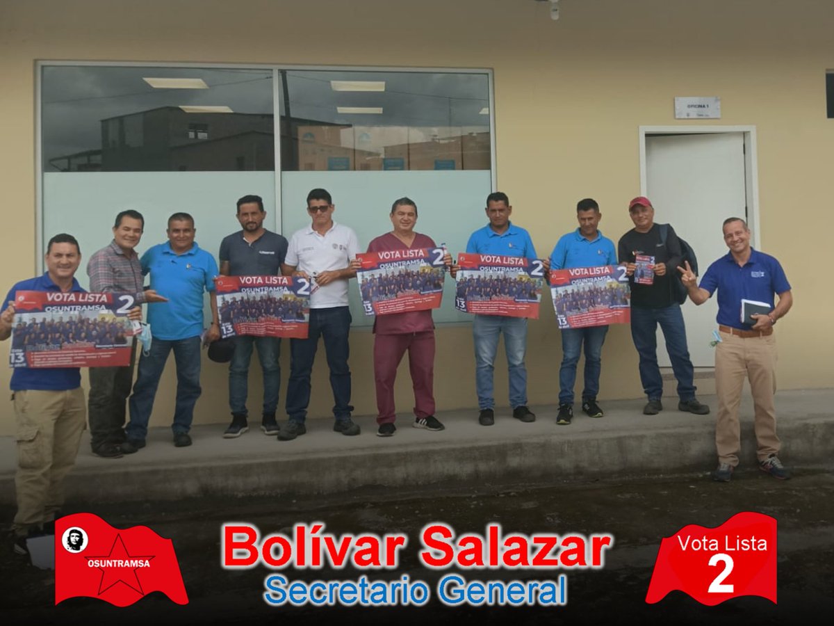 Osuntramsavota2's tweet photo. Manabí 📍 
𝐄𝐥 𝐂𝐚𝐫𝐦𝐞𝐧 𝐬𝐞 𝐬𝐮𝐦𝐚 𝐚𝐥 𝐫𝐞𝐬𝐩𝐚𝐥𝐝𝐨 𝐝𝐞 𝐥𝐚 𝐋𝐢𝐬𝐭𝐚 𝟐
Avanzamos firmes hacia la victoria de OSUNTRAMSA, con el apoyo incondicional de los trabajadores manabitas, estamos convencidos que este 13 de abril juntos venceremos ✌ https://t.co/ueLE1bEPEM
