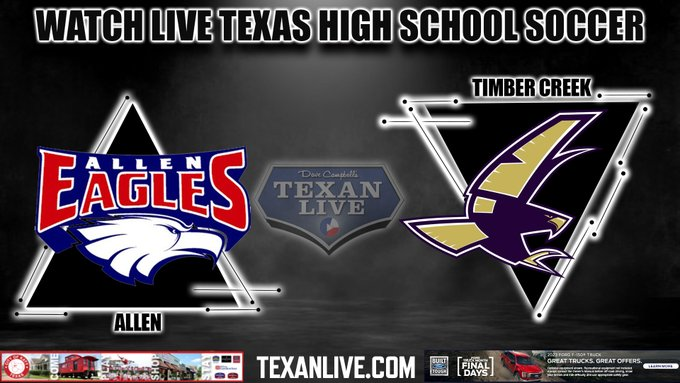dctffootball's tweet photo. @TCHSSoccerBoys BOYS REGIONAL SEMIFINALS
WATCH THIS PLAYOFF GAME LIVE
Allen vs Keller Timber Creek
Friday 4/7/2023
Coverage begins at 7:30PM
For the Live Link click here: https://t.co/NNQZbfd7bd https://t.co/UM3pZ2Lhu6
