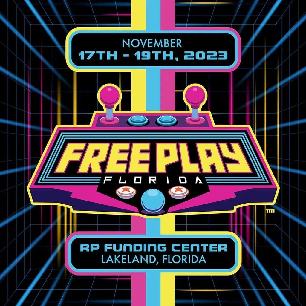 TheGravenOne's tweet photo. GET READY FOR FREE PLAY!!!

A 3-DAY UNLIMITED GAME PLAY &amp; INTERACTIVE EVENT!

Happening this coming November 17th - 19th, 2023 at the RP Funding Center located in Lakeland, FL. 

Free Play Florida is an exciting three-day event that encompasses a complet… https://t.co/7OG4Q3fClC https://t.co/2FK4OG2QrA