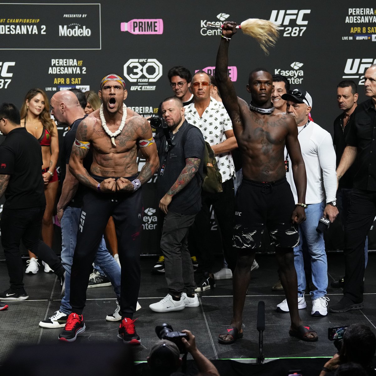 WHO YOU GOT!?

#UFC287 is live tomorrow only on ESPN+ PPV!