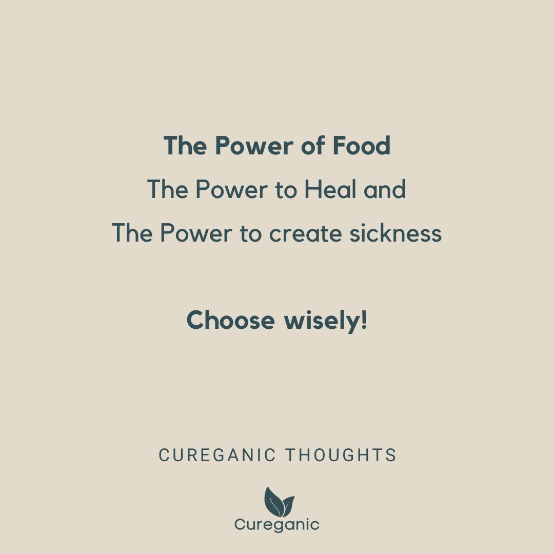 CureganicTeam's tweet photo. The Power of Food⁠
The Power to Heal and⁠
The Power to create sickness⁠
⁠
Choose wisely!⁠
⁠
⁠
⁠
⁠ https://t.co/8WlW6NLbOq