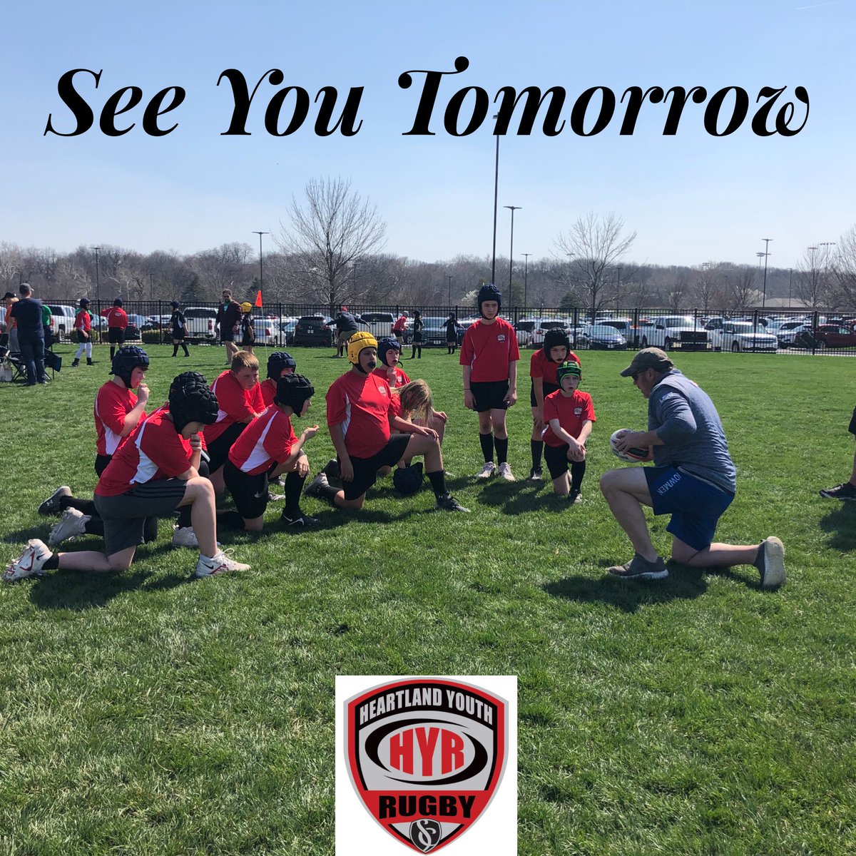 HYRugby_KS's tweet photo. See you all tomorrow!! HYR will have both tackle &amp; flag games plus small practices tomorrow instead of Sunday due to Easter 🐣 https://t.co/PwEgyal06G