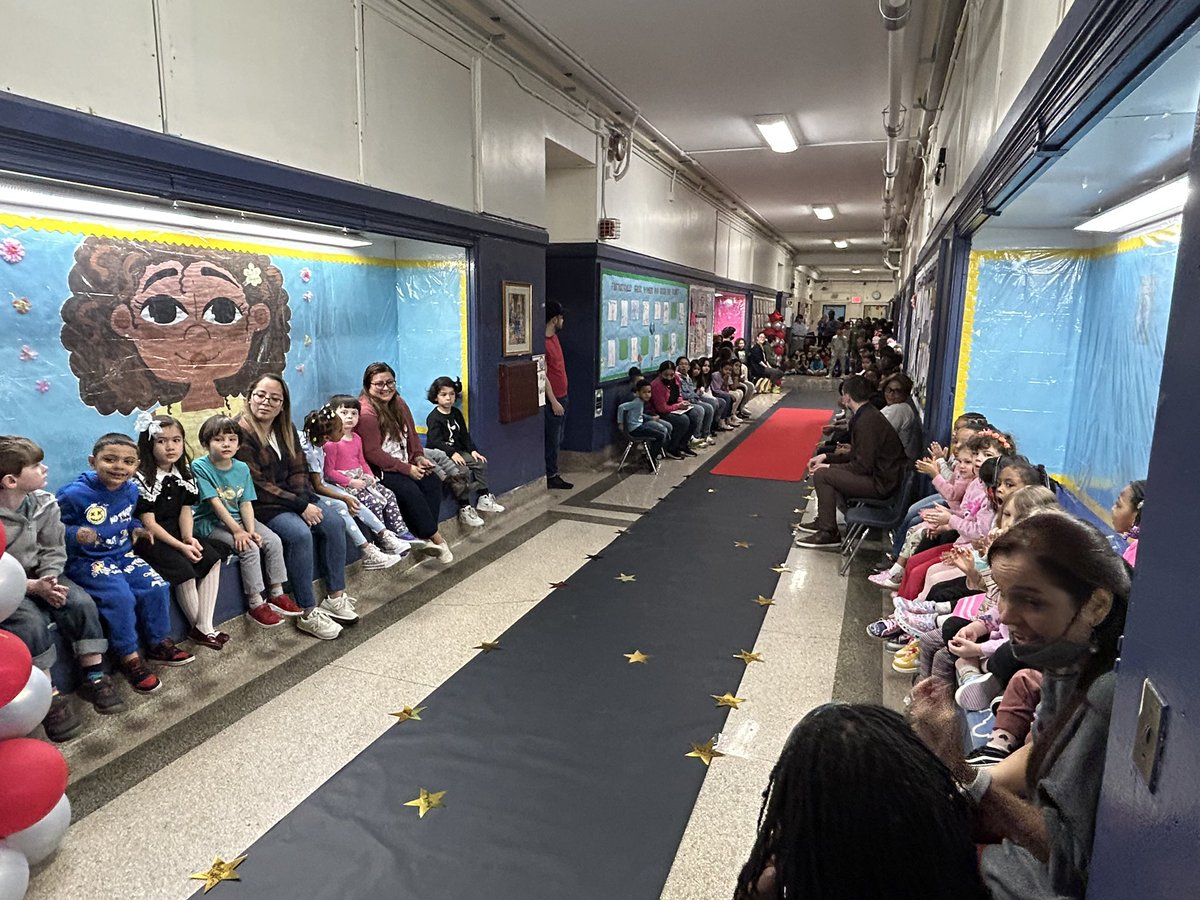 PS125M's tweet photo. Fashion show in honor of women’s history month. Each child had a shirt with a meaningful quote from a woman with whom they felt connected to and had learned about. Women’s history, present and future!
@District5NYC #thefutureishers
#herstory https://t.co/Q889n7Rmuw